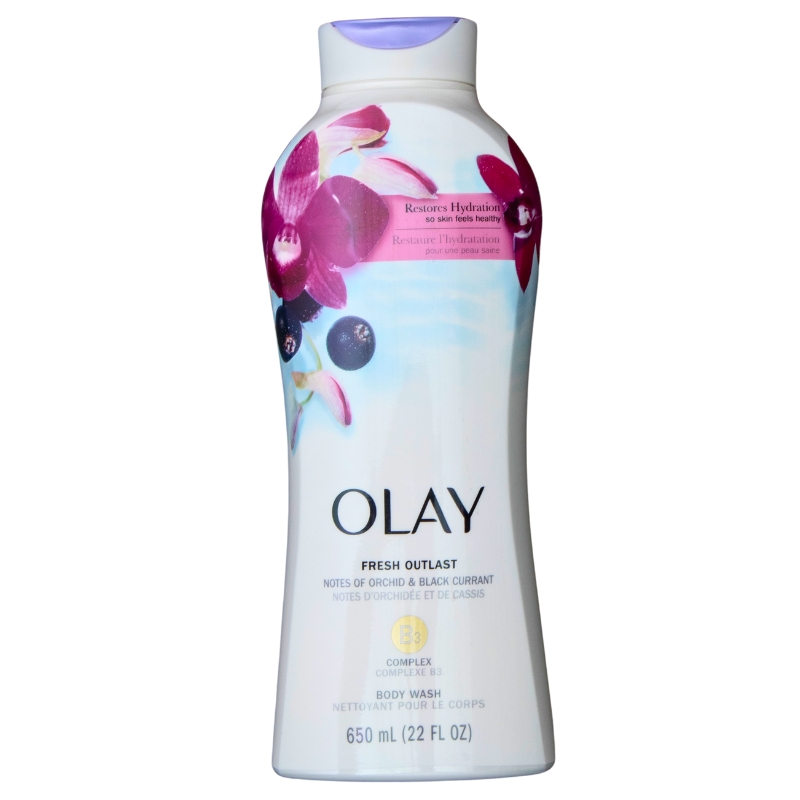 Gel De Baño Orquídea Y Moras Negras Olay22 OZ