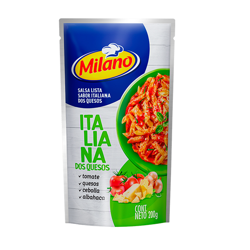 Salsa De Tomate Italiana Para Pasta Milano200 GR