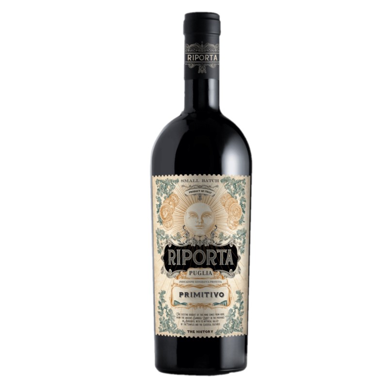 Vino Tinto Primitivo Riporta75 CL