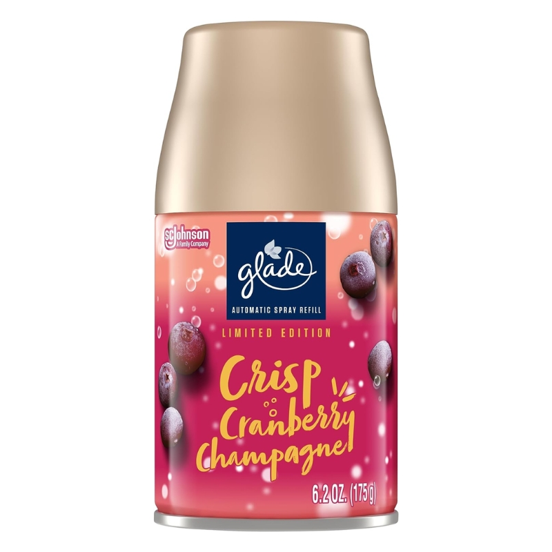 Ambientador En Automatico Cranberry Champagne Crisp Glade6.2 OZ