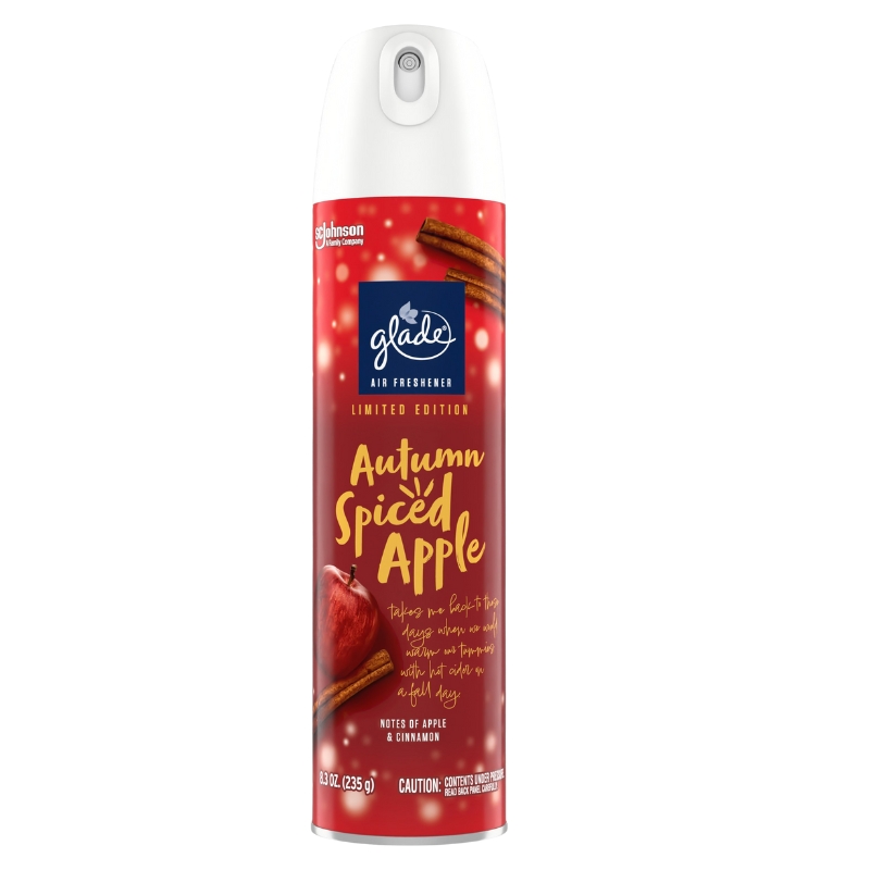 Ambientador En Aerosol Otoño Manzana Y Especias Glade8.3 OZ