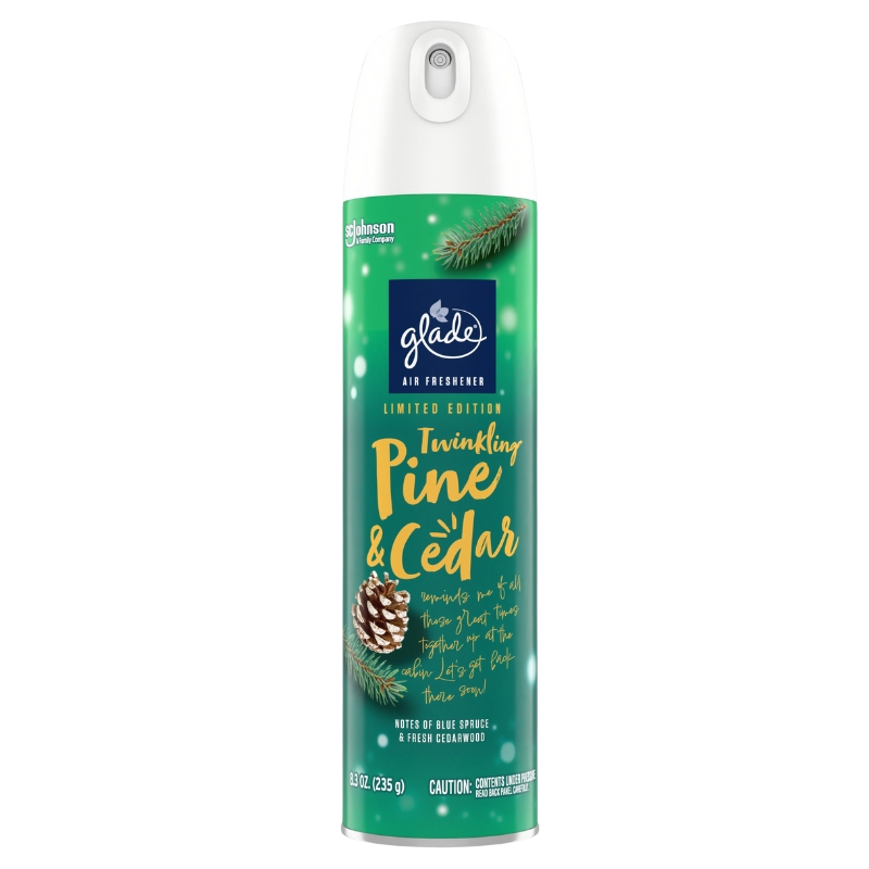 Ambientador En Aerosol Centelleo Pino Y Cedar Glade8.3 OZ