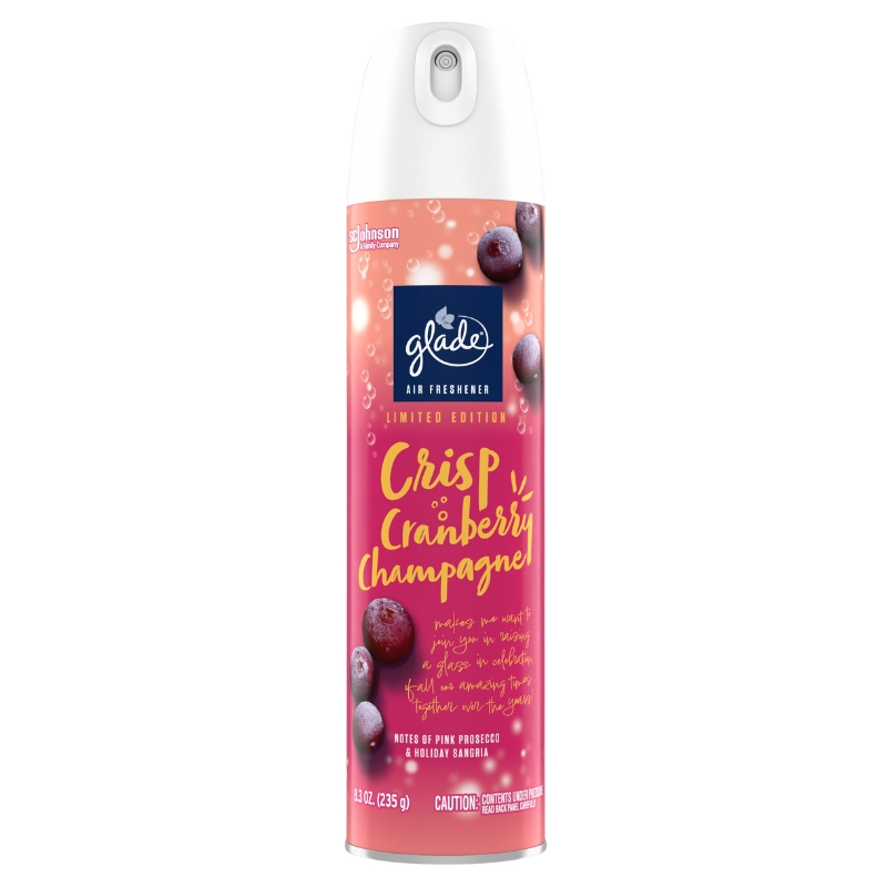 Ambientador En Aerosol Cranberry Champagne Crisp Glade8.3 OZ