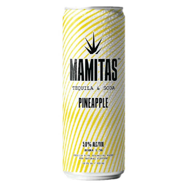Tequila Soda Sabor Piña Mamitas12 OZ