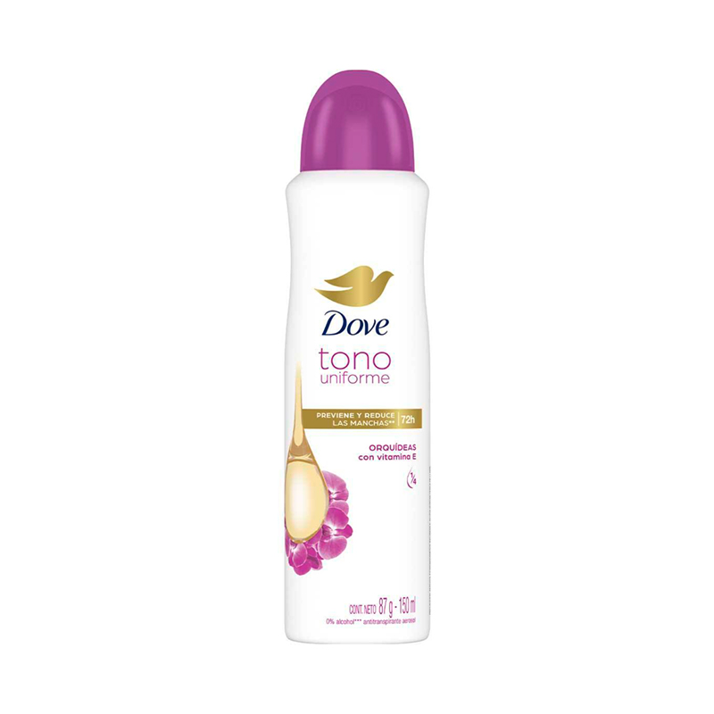 Desodorante En Aerosol Tono Uniforme Orquidea Dove150 ML