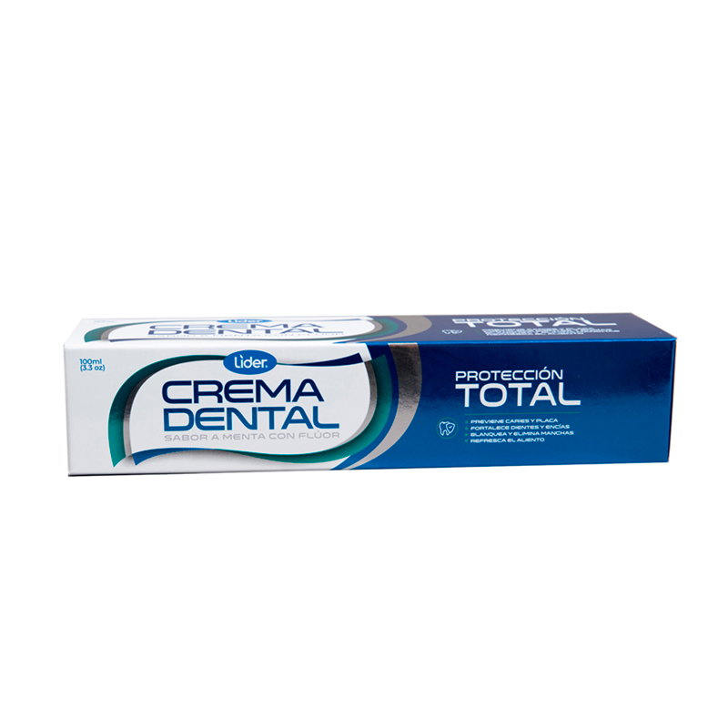 Crema Dental Protección Total Líder100 ML