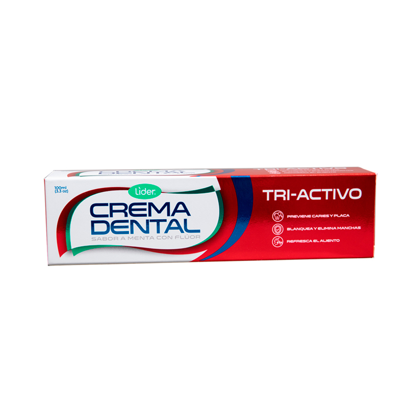 Crema Dental Triactivo Lider100 ML