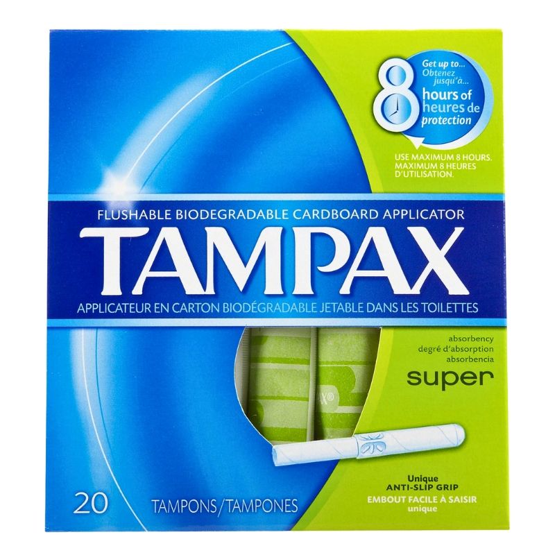 Tampones Super Con Aplicador Tampax20 UND