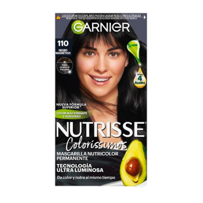 Tinte Capilar Permanente Negro Magnético 110 Nutrisse1 UND