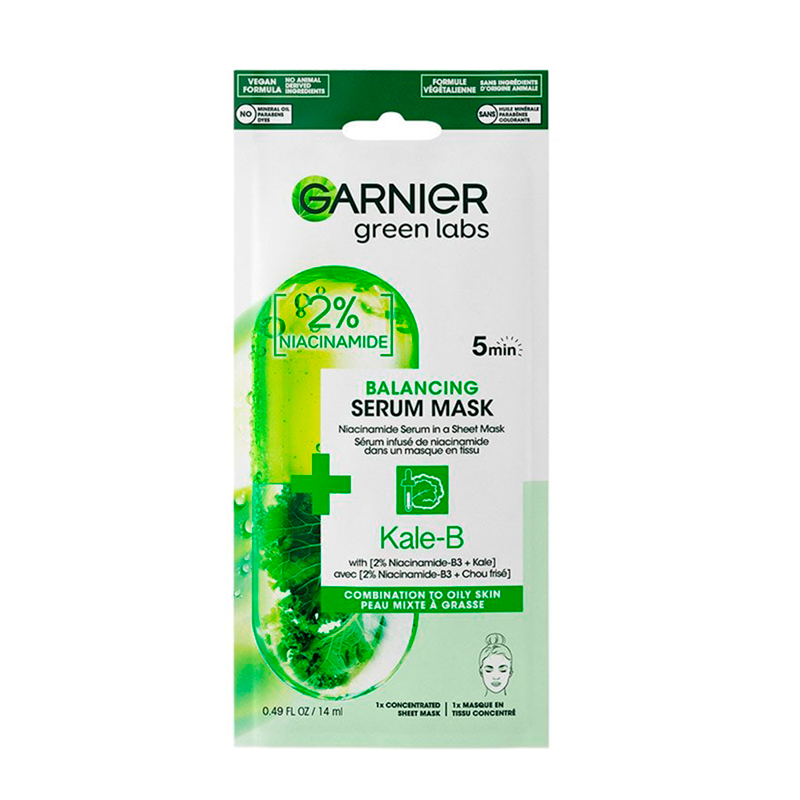 Mascarilla Facial Serum Kale-b Garnier14 ML