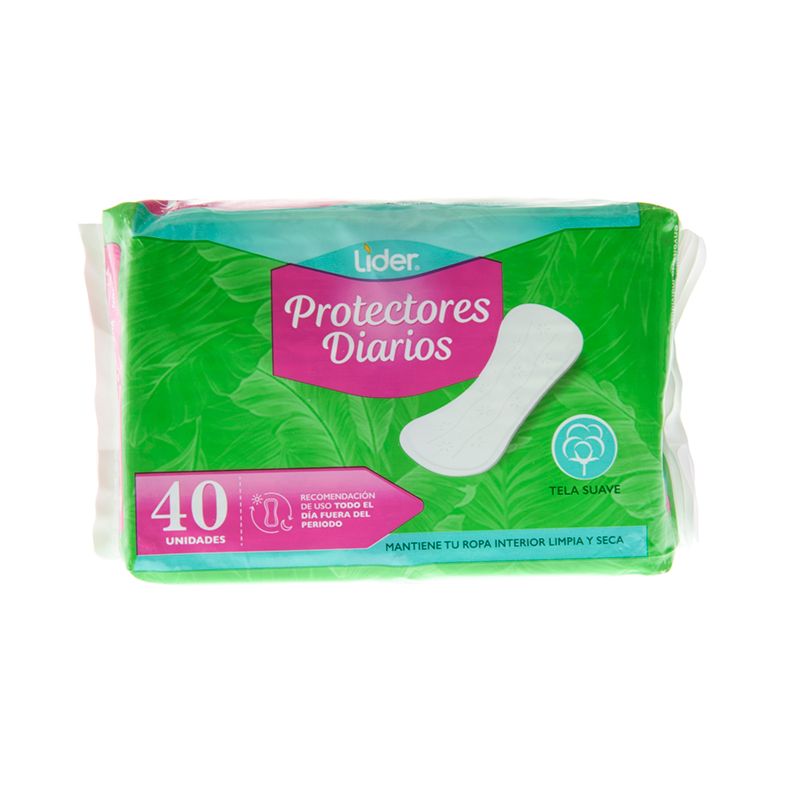 Protectores Diarios Líder40 UND