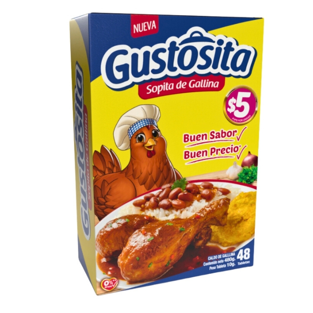 Caldo De Gallina Gustosita Doña Gallina48 UND