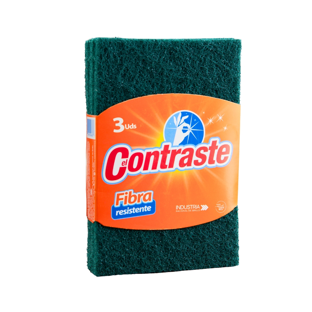 Esponja Fibra Resistente El Contraste3 UND