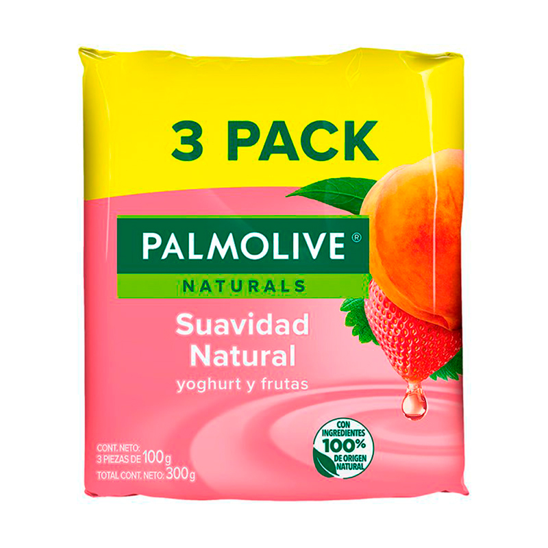 Jabon En Barra Yogurt Y Frutas Palmolive3 UND