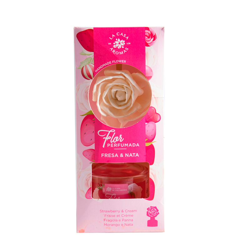 Difusor Mikado Flor De Fresa Y Nata Casa De Los Aromas65 ML