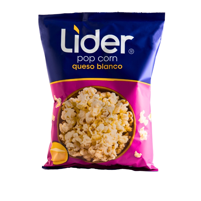 Palomitas De Maíz Sabor Queso Blanco Lider100 GR