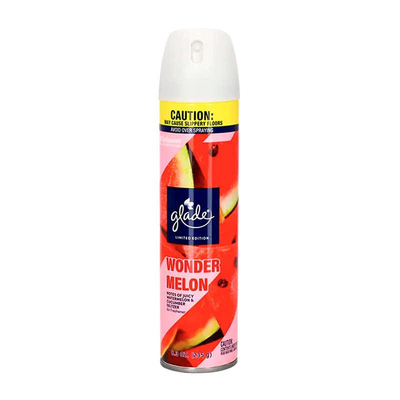 Ambientador Aerosol Wonder Melón Glade8.3 OZ