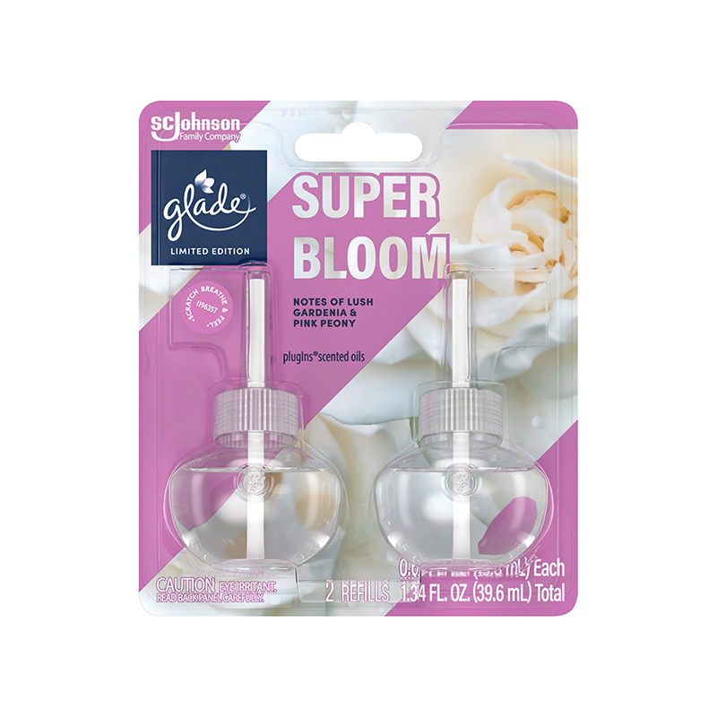 Ambientador Eléctrico Super Bloom Glade 2 Und/paq1.34 OZ