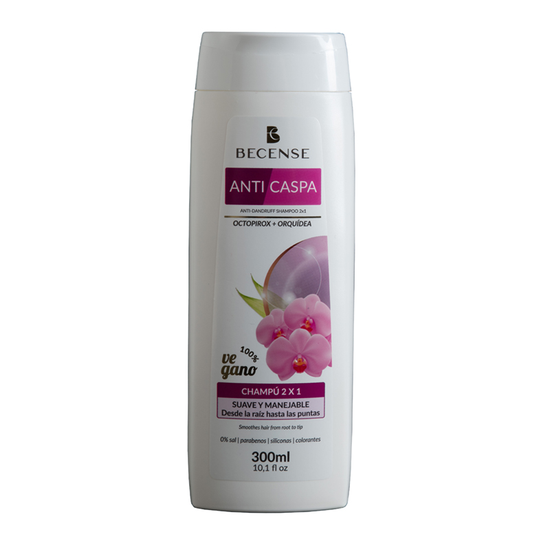 Shampoo Anticaspa Suavidad Becense300 ML