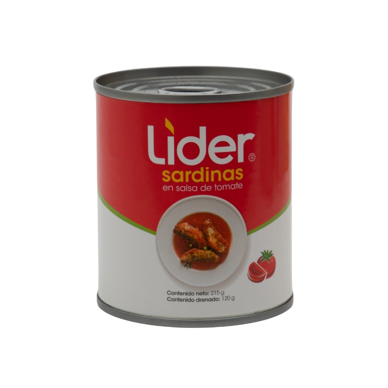 Sardinas En Salsa De Tomate Lider215 GR