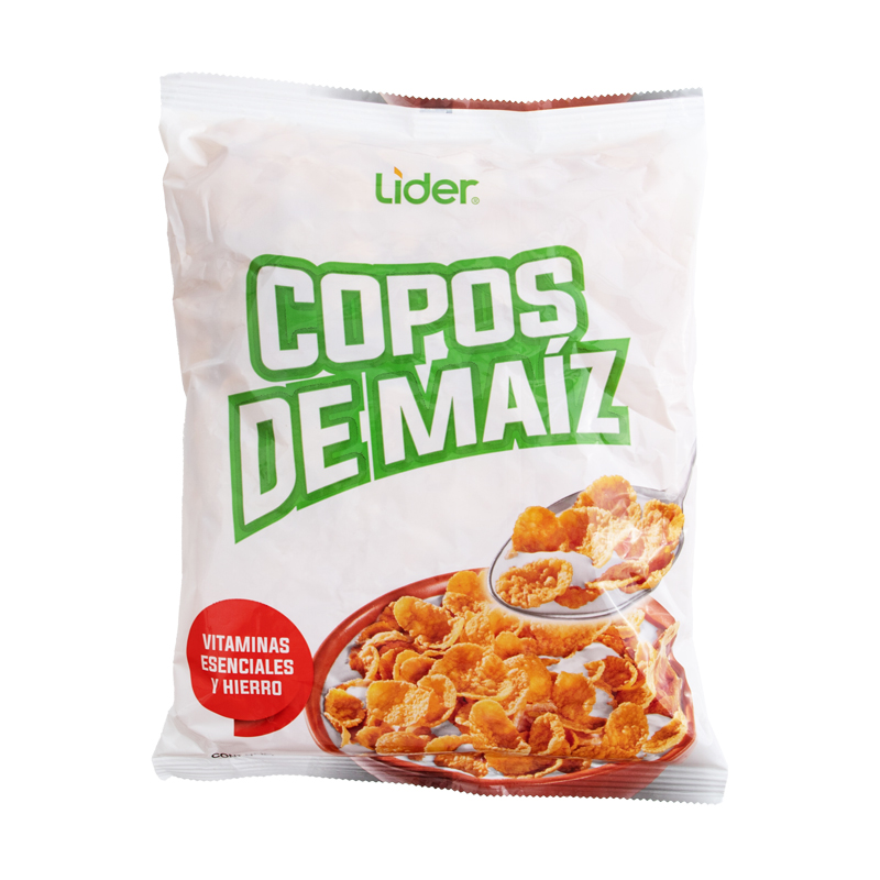 Cereal Copos De Maíz Lider454 GR