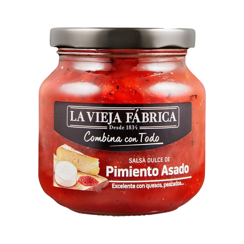 Salsa Dulce De Pimiento Asado La Vieja Fabrica280 GR