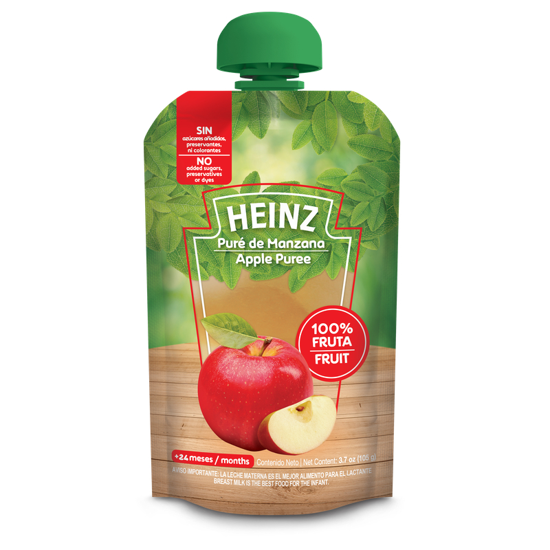 Compota De Manzana 100% Fruta Heinz105 GR
