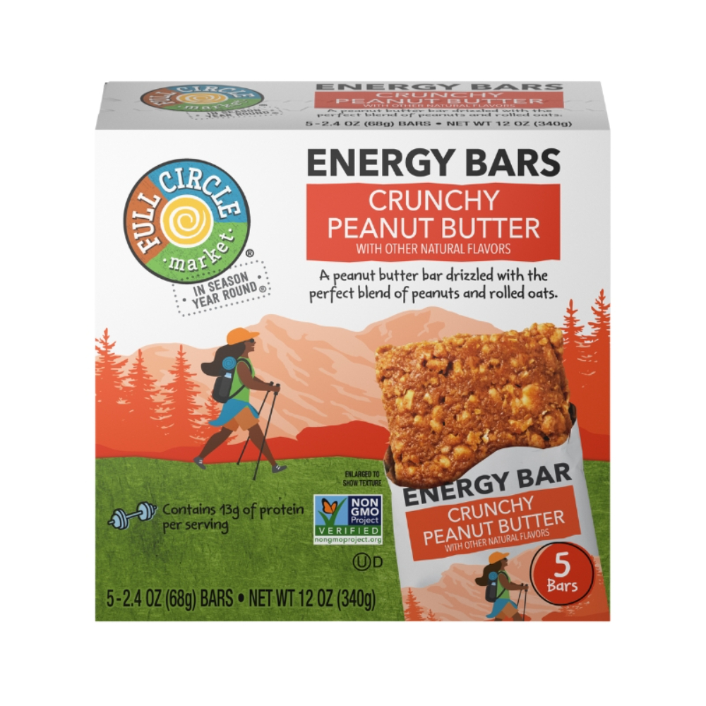 Barra Nutricional Mantequilla De Maní Full Circle12 OZ