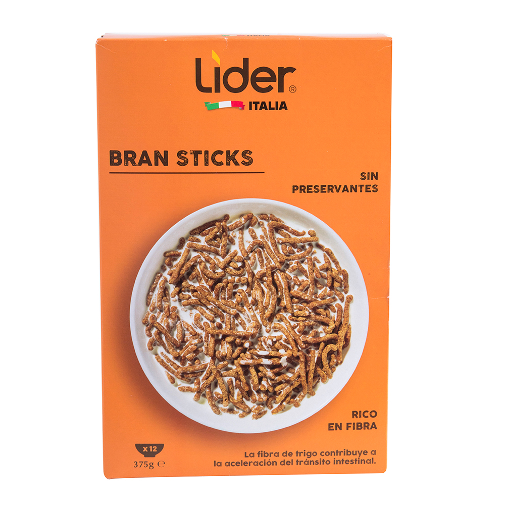 Cereal Bran Stick Lider375 GR