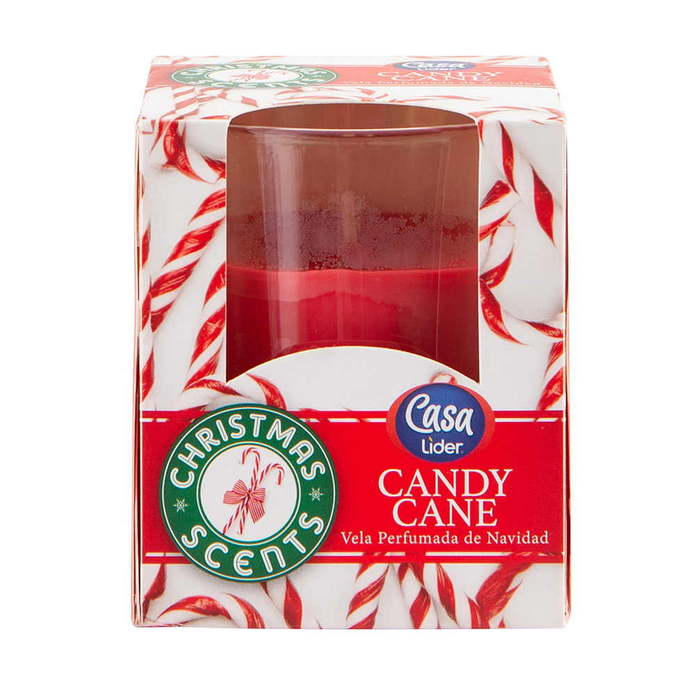 Vela Navidad Candy Cane Lider120 GR