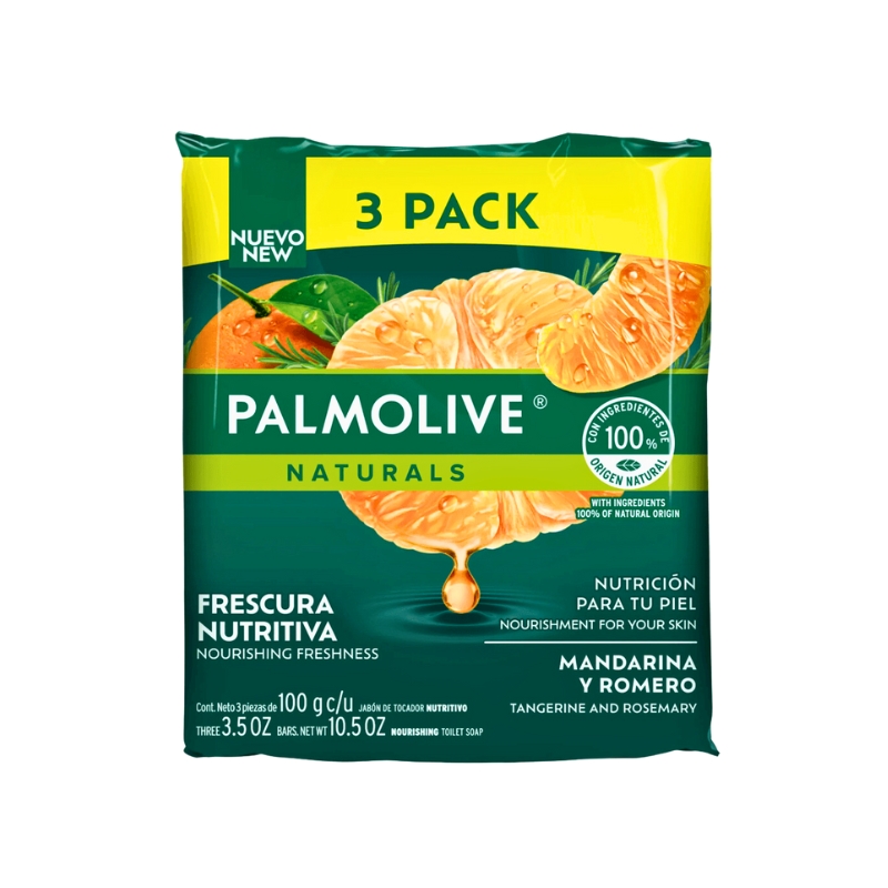 Jabón En Barra Mandarina Y Romero Palmolive3 UND