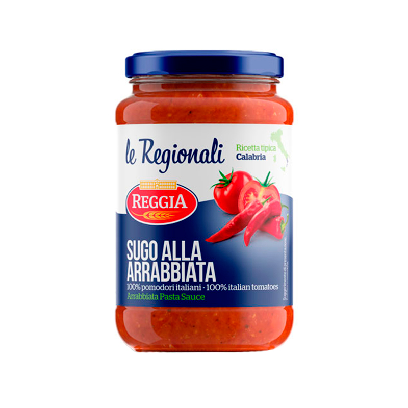 Salsa Para Pastas Arrabbiata Reggia350 GR