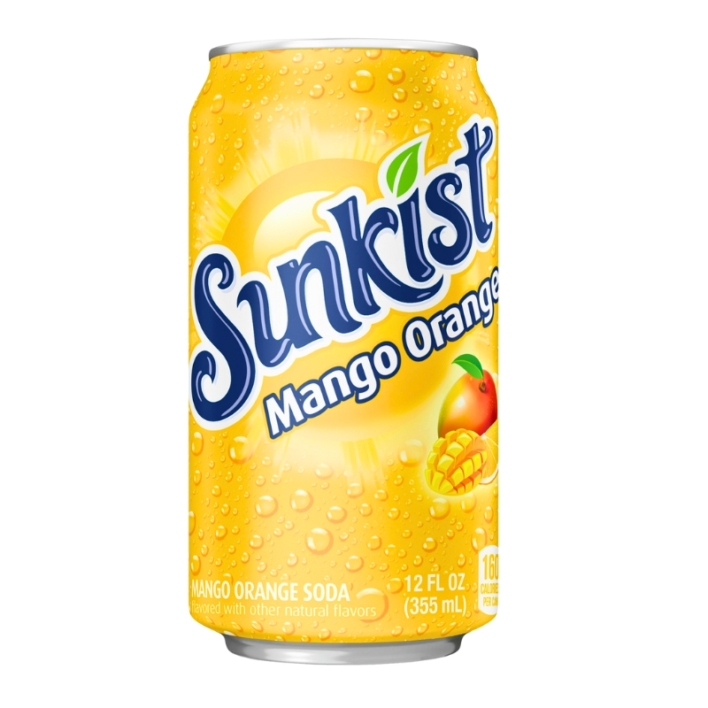 Refresco Sabor Mango Sunkist12 OZ