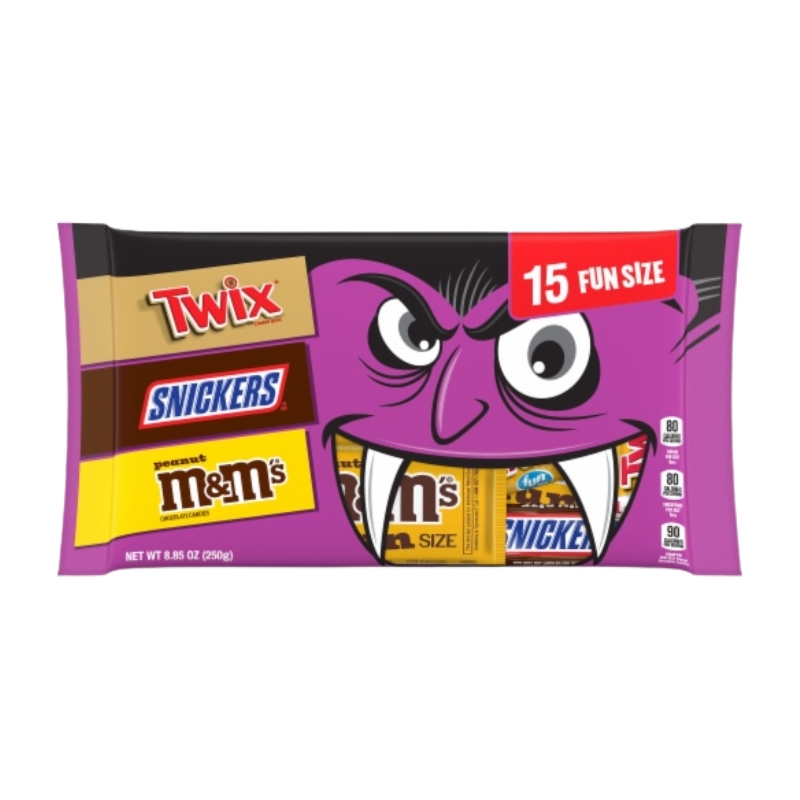 Fun Size De Chocolate Surtido Halloween Mars15 UND