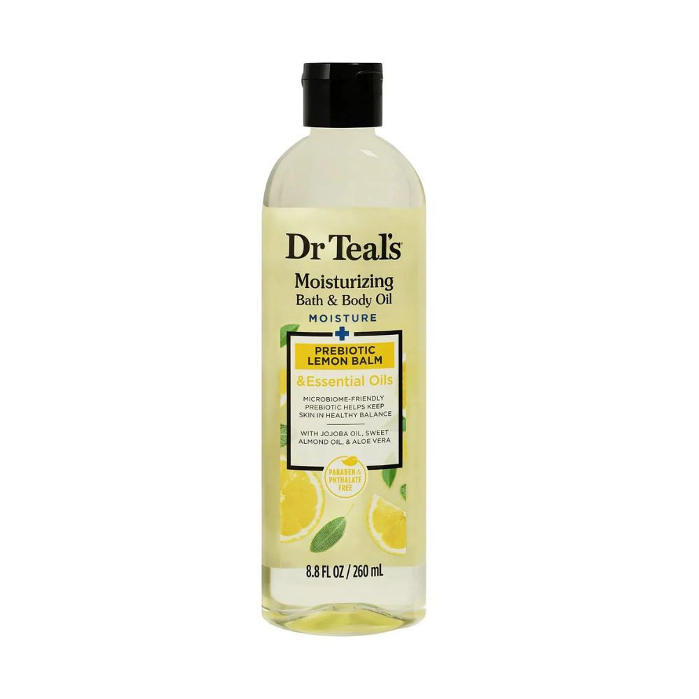 Aceite Corporal Prebiótico De Bálsamo De Limón Dr. Teals8.8 OZ