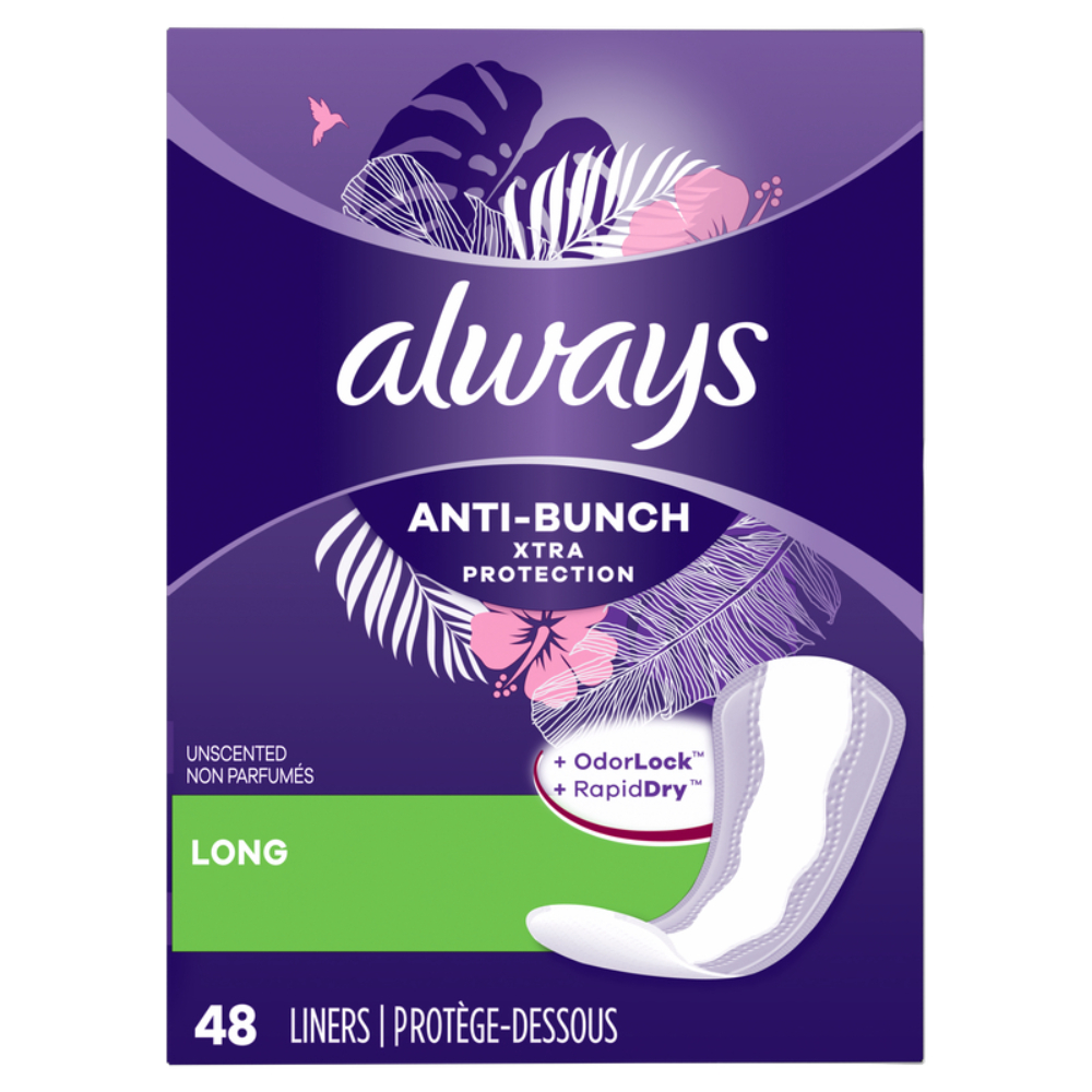 Toallas Sanitarias Always Larga Anti Bunch Size 648 UND
