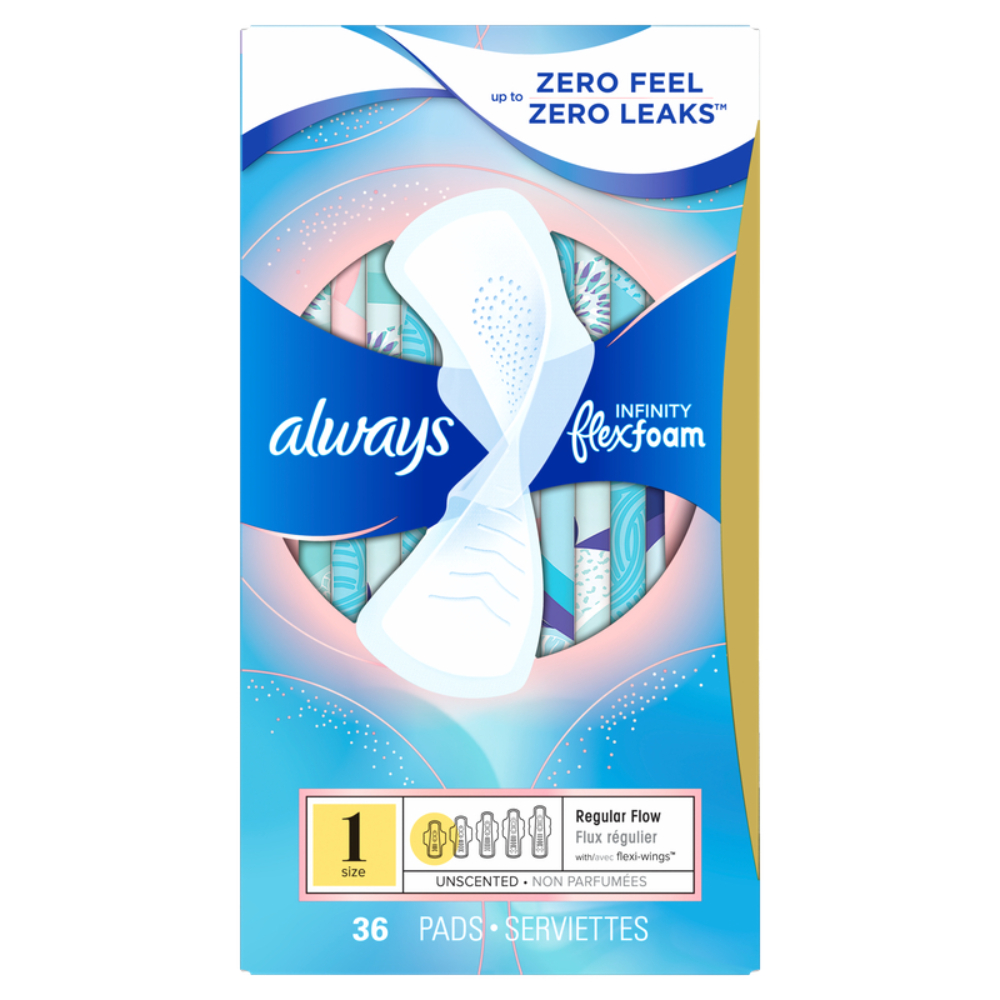 Toallas Sanitarias Always Infinity Size 136 UND