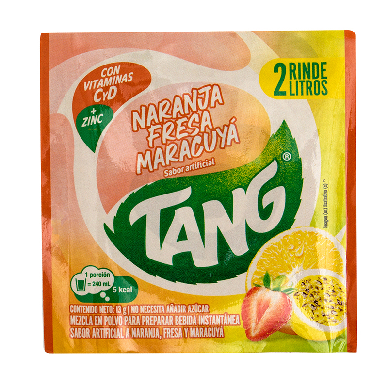 Jugo En Polvo Sabor Mix Tropical Sobre Tang13 GR
