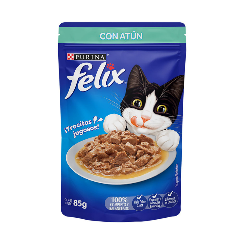 Alimento Húmedo Para Gato Felix® Con Atún85 GR
