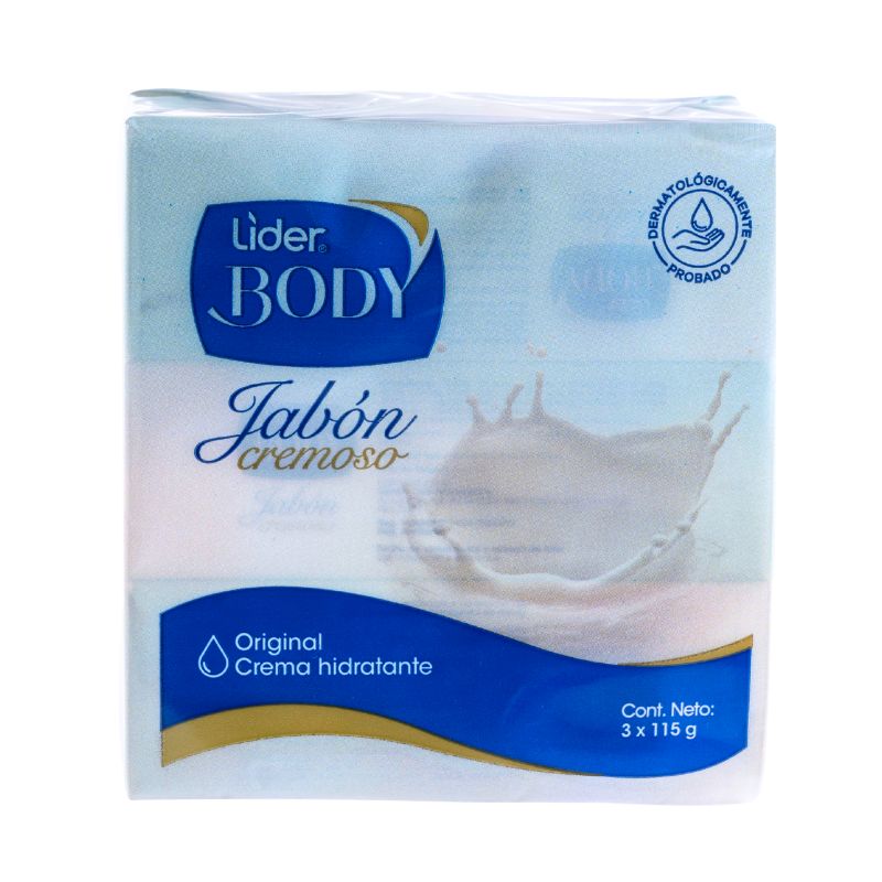 Jabón Hidratante Líder Body Original3 UND