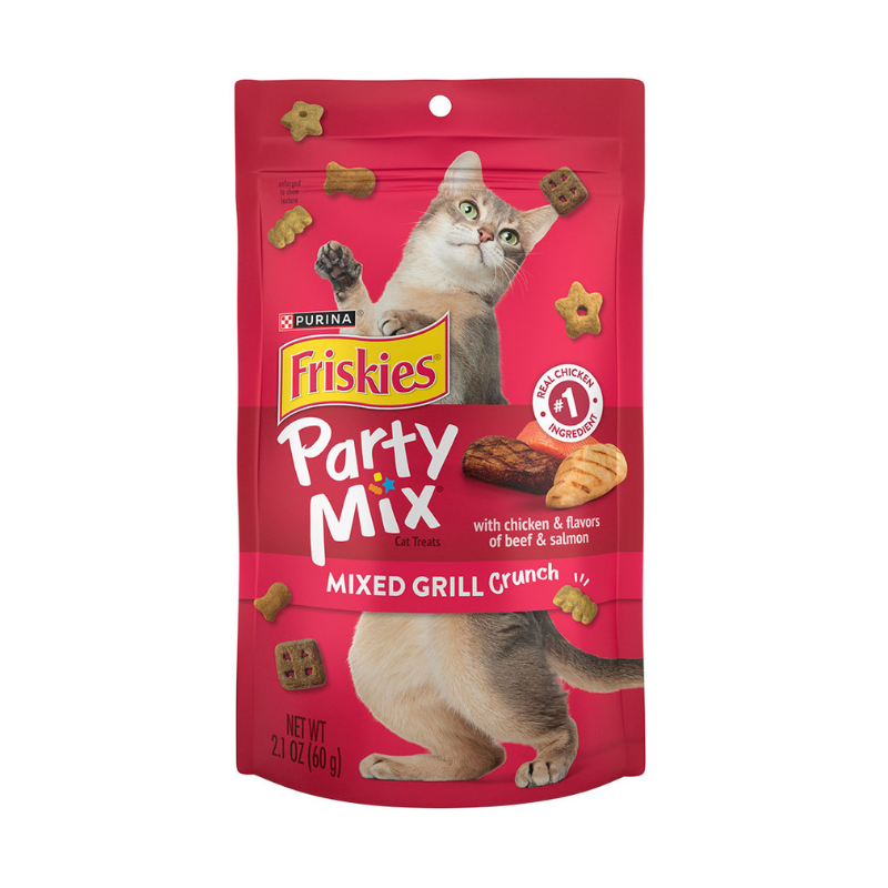 Snack Para Gato Friskies® Party Mix Mixed Grill Crunch2.1 OZ