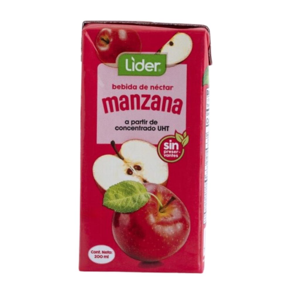 Jugo De Manzana Lider200 ML