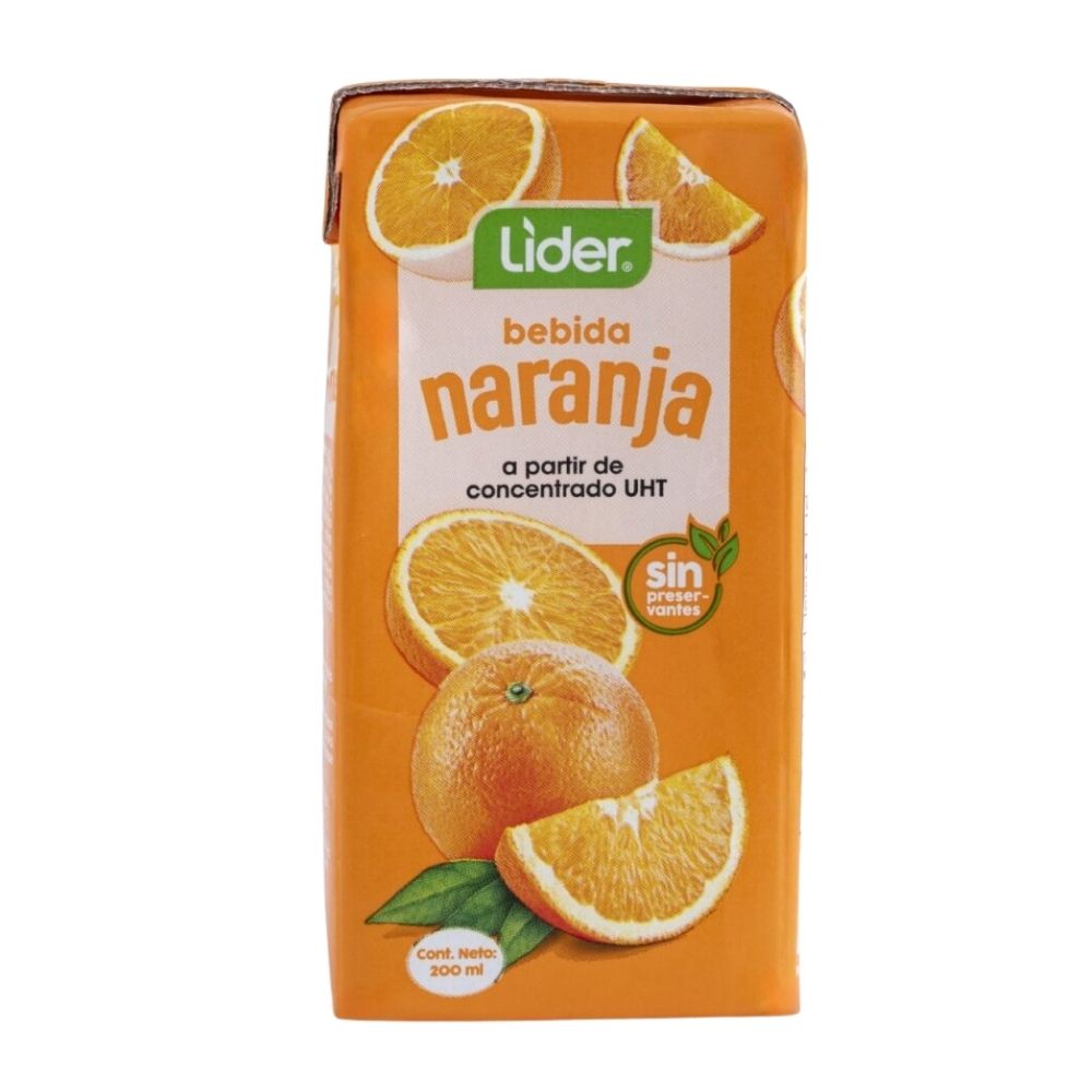 Jugo De Naranja Lider200 ML