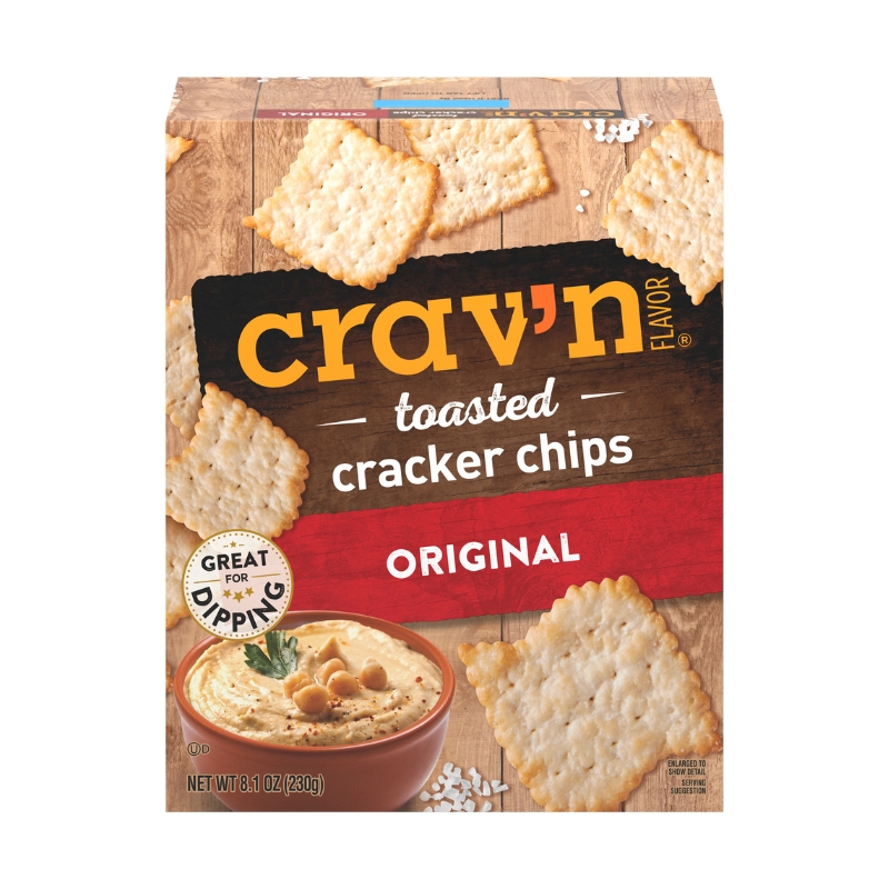 Galletas Tostadas Sabor Original Crav'n8.1 OZ