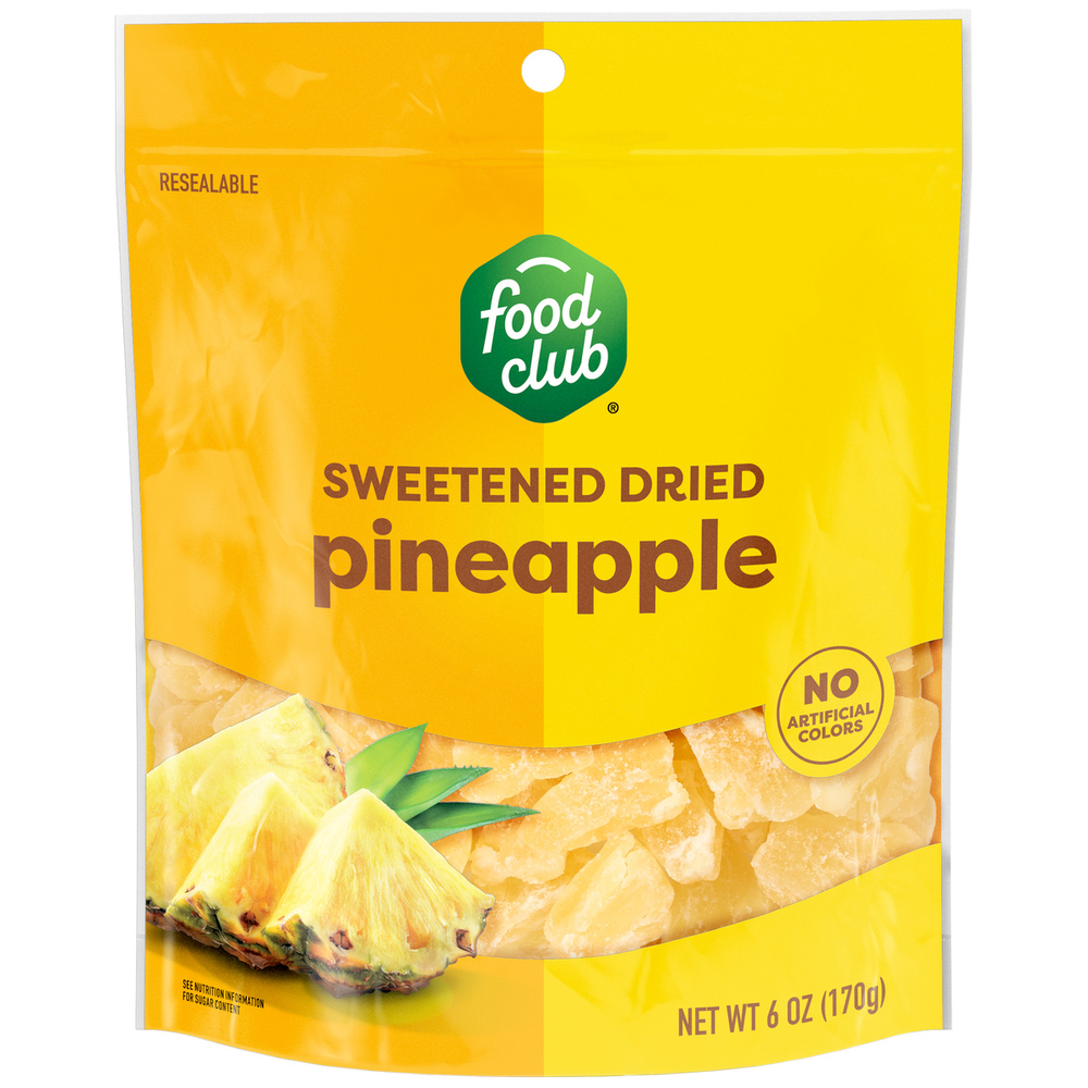 Piña Deshidratada Food Club6 OZ