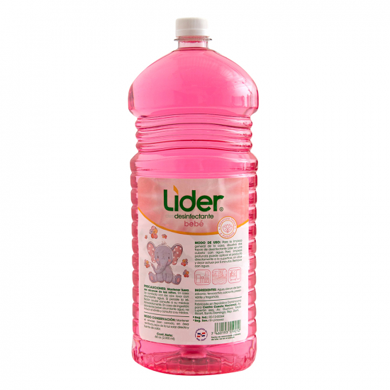 Desinfectante Fragancia Bebe Líder 1500 Ml