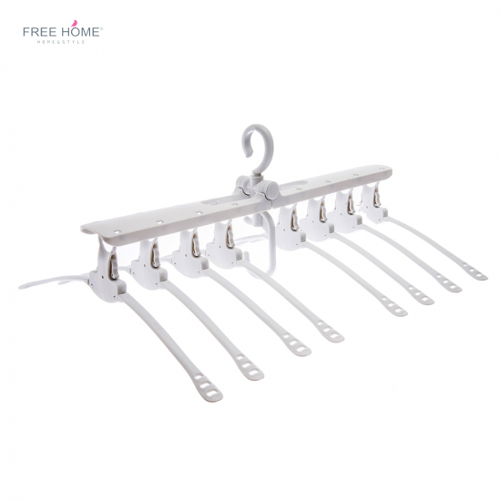 Colgador Plegable Para Ropa Con 8 Perchas Jumbo