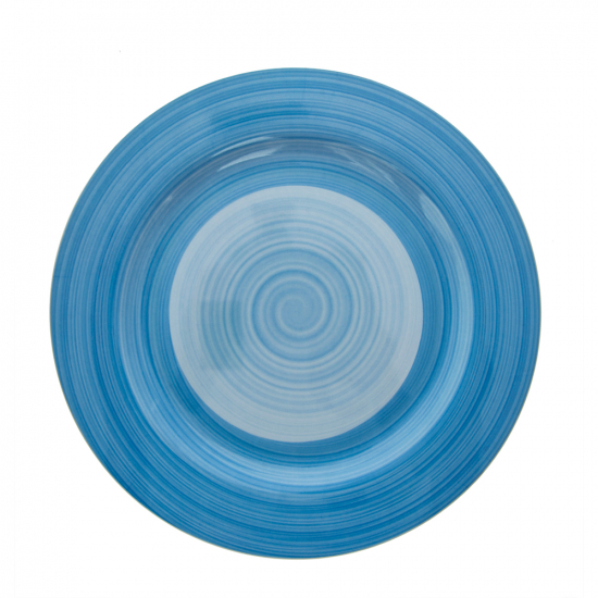 Plato Llano Melamina Color Azul 11 Jumbo