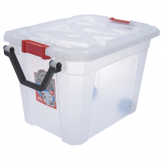 Caja Plástica Caja Con Ruedas Para Guardar Juguetes VESSLA Caja