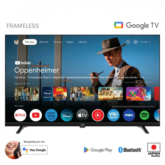 JVC Google TV 32インチ JVC JL-32T4L 32V型チューナーレステレビ Google TV搭載